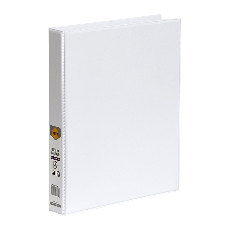 Mbg I/Bndr C/V A4 4Dr 25mm Wht