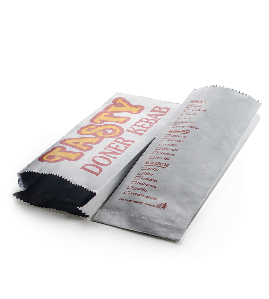 LONG KEBAB FOIL BAG PRINTED