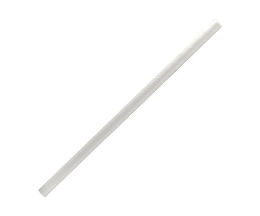 PAPER STRAW REGULAR WHITE (THIN)