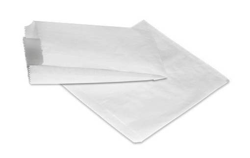 1W/F WHITE PAPER BAG