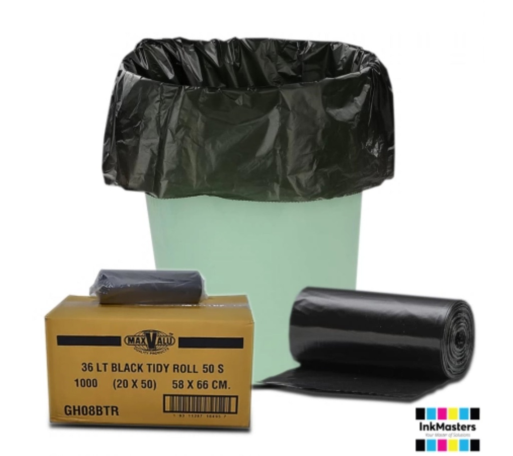 36L BIN LINER BLACK