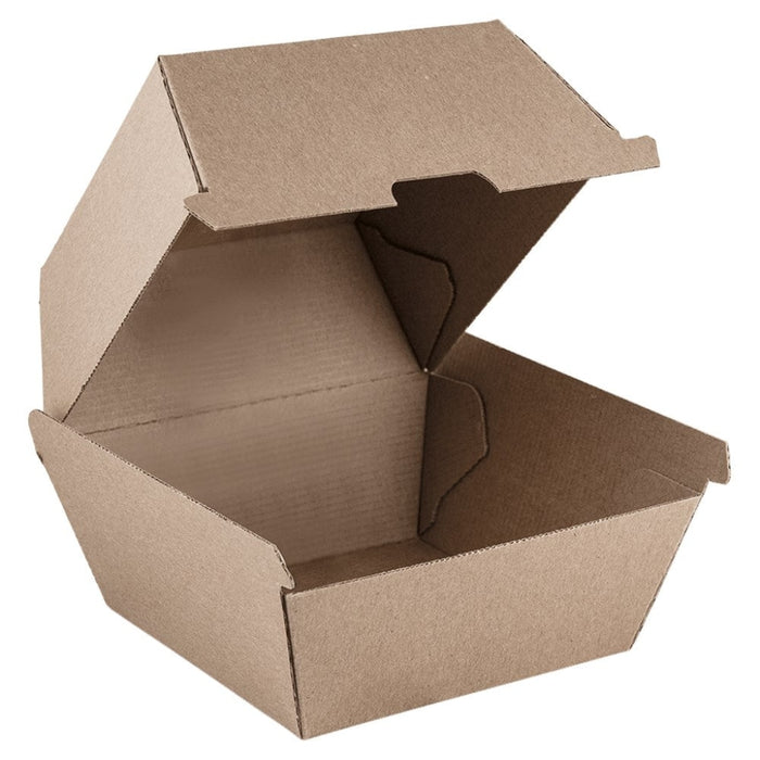 KRAFT BURGER BOX (105L X 102W X 85MMH)