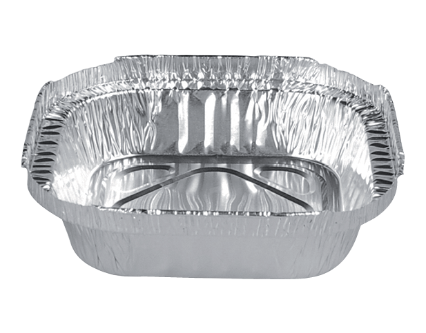 SHALLOW DISH SQUARE FOIL TRAY 