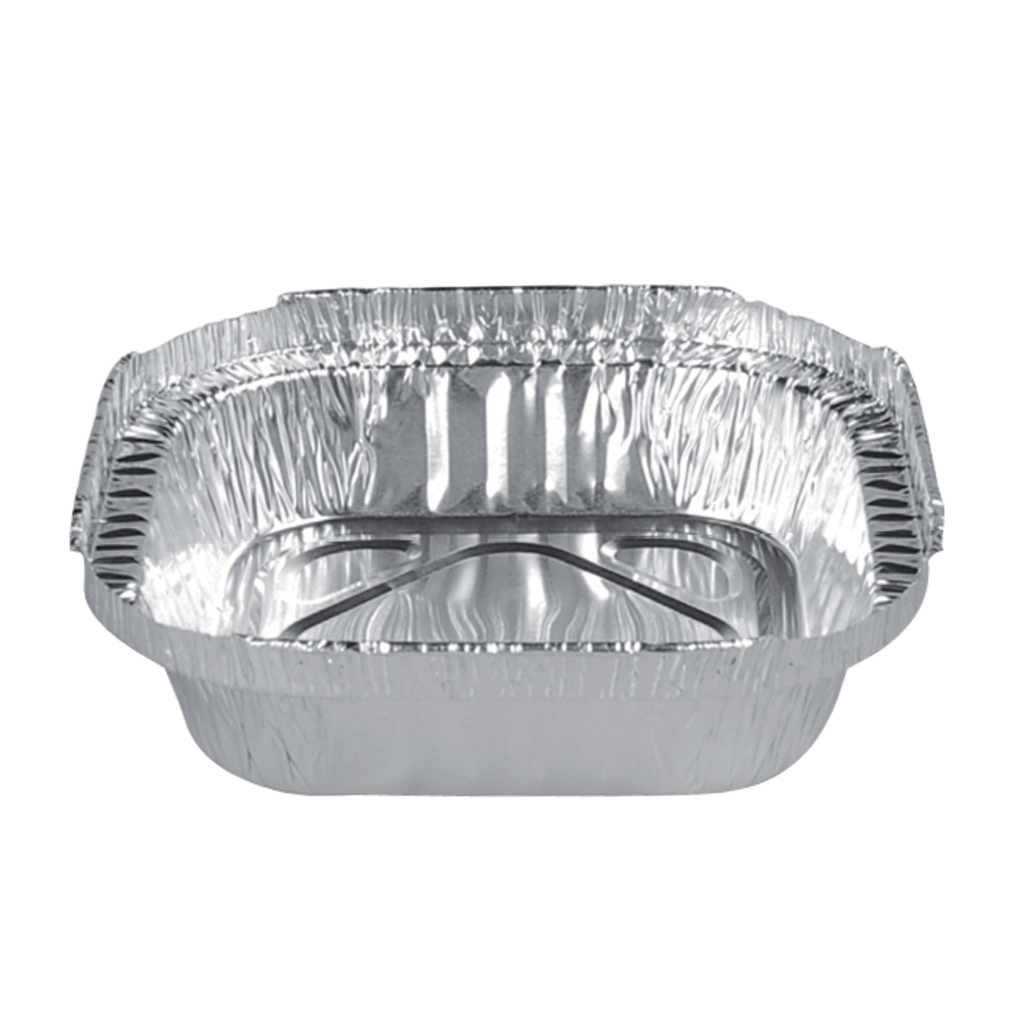 SHALLOW DISH SQUARE FOIL TRAY 