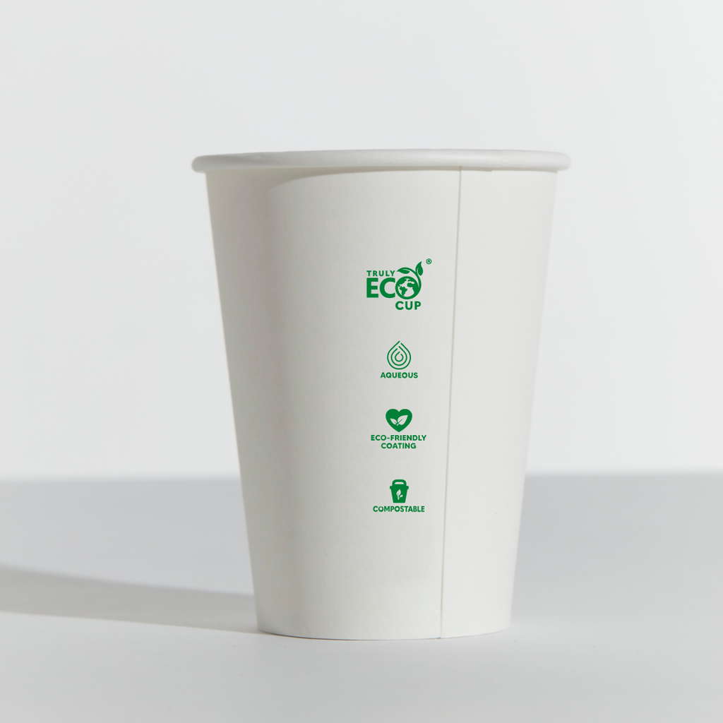 10OZ SW AQUEOUS TRULY ECO CUP WHITE