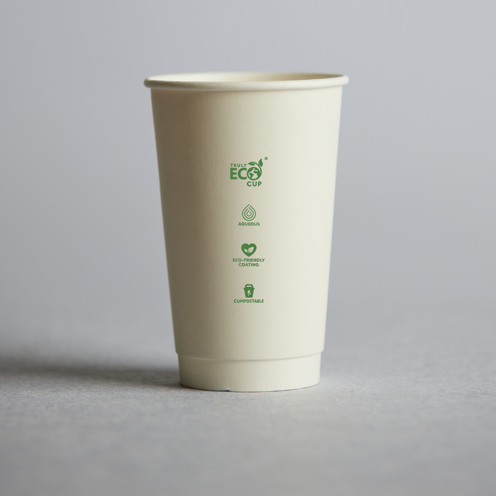 16oZ DW AQUEOUS TRULY ECO CUP WHITE