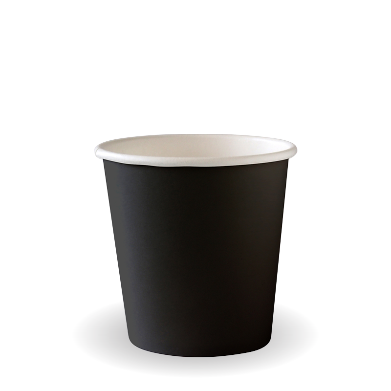 4oZ BLACK SINGLE WALL PAPER CUP