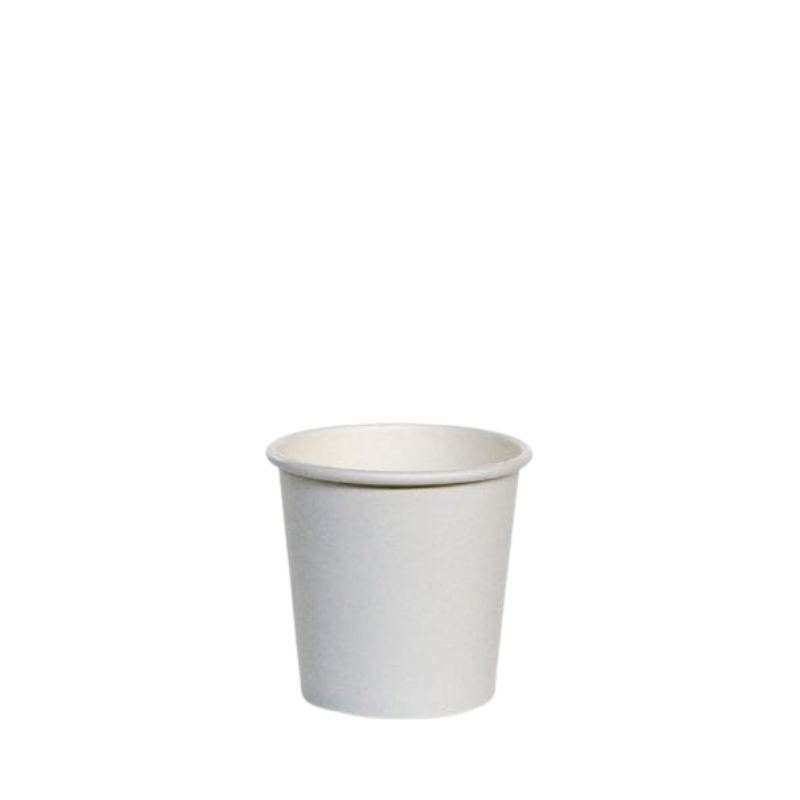 4oZ WHITE SINGLE WALL PAPER CUP 