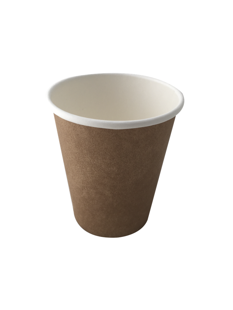 8oZ KRAFT SINGLE WALL PAPER CUP 