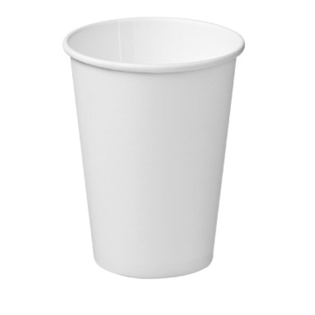 12oZ WHITE SINGLE WALL PAPER CUP 