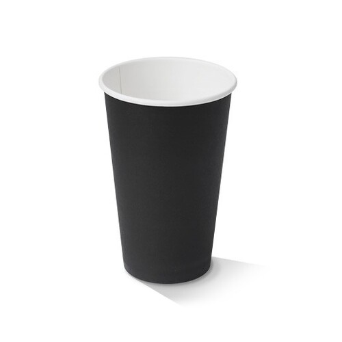 16oZ BLACK SINGLE WALL PAPER CUP 