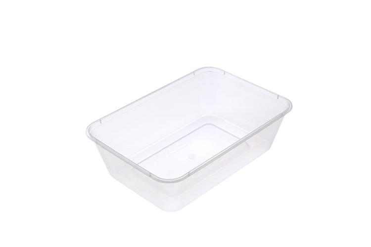 PLASTIC RECTANGULAR CONTAINER- 650ML