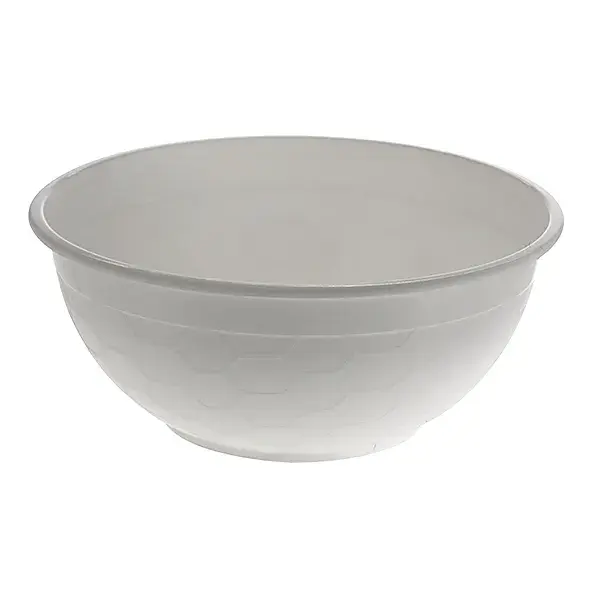 PLASTIC ROUND BOWL WHITE- 950ML