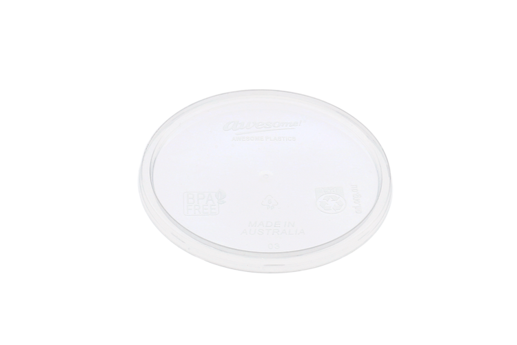 RE-USABLE PLASTIC ROUND BOWL LID- 1050/950 ML