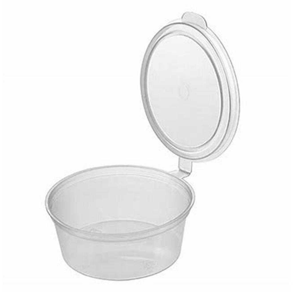 HINGED SAUCE CONTAINER- 100ML/4oZ