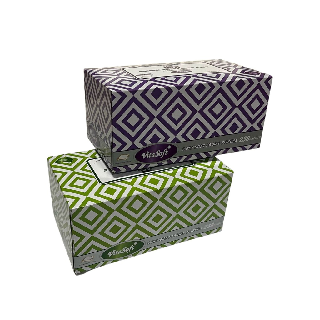 VS PREMIER FACIAL TISSUE 2PLY 238SHEET