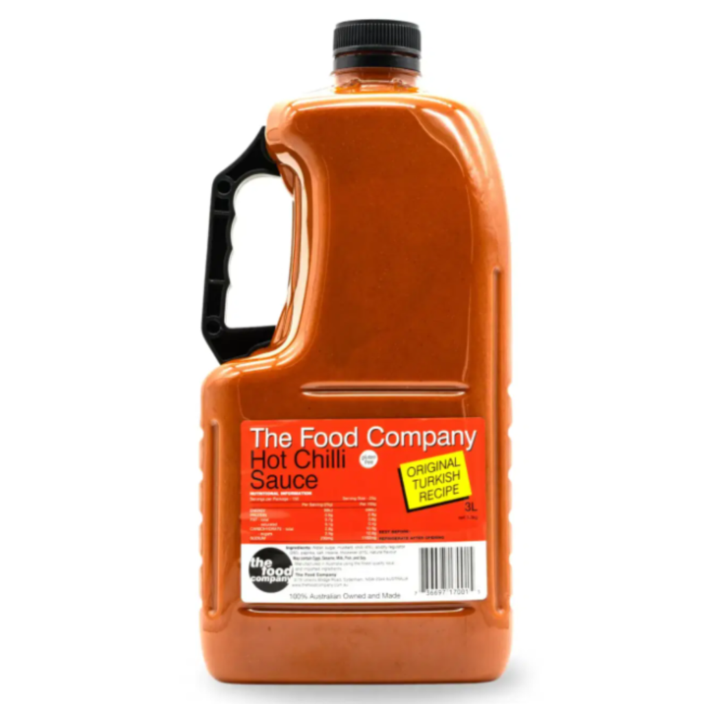 3L HOT CHILI SAUCE THE FOOD COMPANY