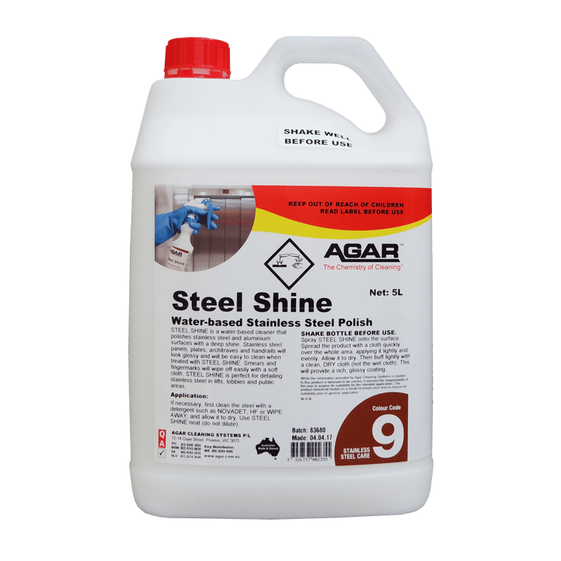 STAINLESS STEEL CLEANER & POLISH (WATER BASE) 5L
