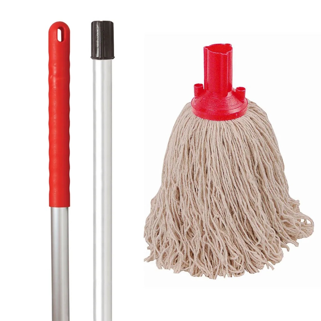 MOP HANDLE & MOP HEAD RED