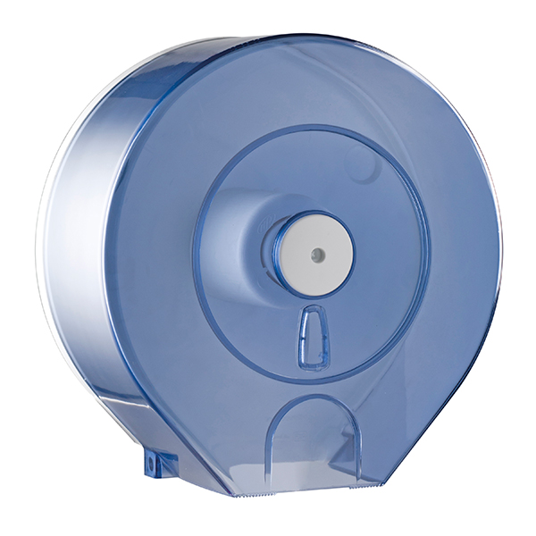 PLASTIC JUMBO ROLL DISPENSER CLEAR