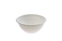 PLASTIC ROUND BOWL WHITE-1050ML