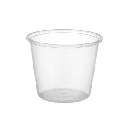 RE-USABLE PLASTIC ROUND CONTAINER- 25oZ